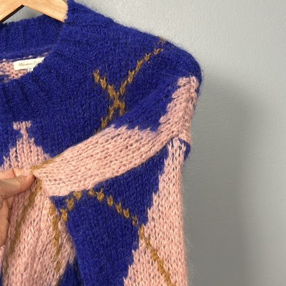 LIMITED EDITION INTARSIA MOHAIR SWEATER - Women - Massimo Dutti size small - Picture 13 of 14